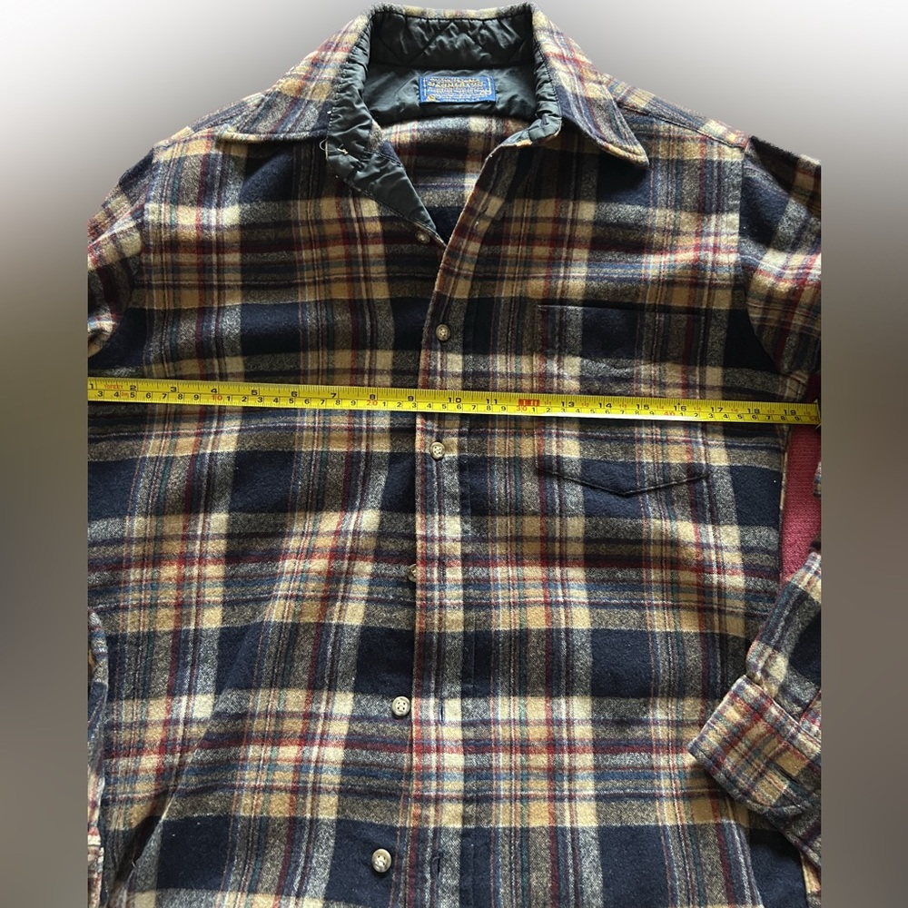 Vintage Pendleton wool flannel - Picture 6 of 8